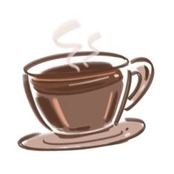 珈琲のイラスト